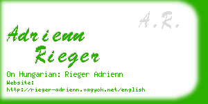 adrienn rieger business card